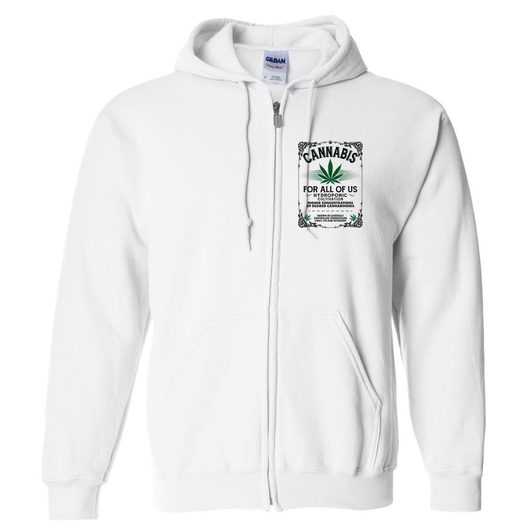 Cannabis For All Of Us Full Zip Hoodie