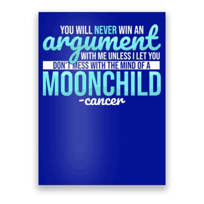 Cancer Facts Astrology Moon Zodiac Sign Birthday Gift Poster