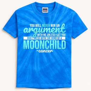 Cancer Facts Astrology Moon Zodiac Sign Birthday Gift Kids Tie-Dye T-Shirt