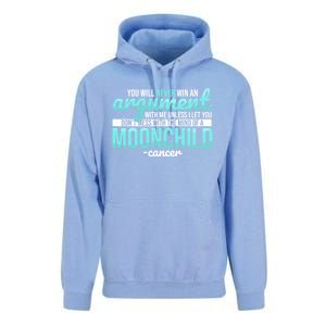 Cancer Facts Astrology Moon Zodiac Sign Birthday Gift Unisex Surf Hoodie