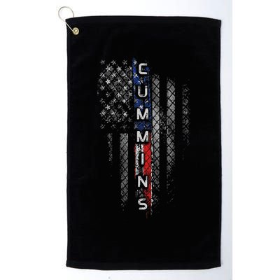 Cummins Family American Flag Golf Towel