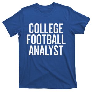 College Football Analyst Gift Halloween Christmas Funny C T-Shirt