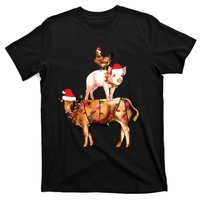 Christmas Farm Animals Sweatshirt Christmas Gift For Animal Lover T-Shirt