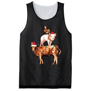 Christmas Farm Animals Sweatshirt Christmas Gift For Animal Lover Mesh Reversible Basketball Jersey Tank