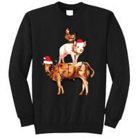 Christmas Farm Animals Sweatshirt Christmas Gift For Animal Lover Tall Sweatshirt