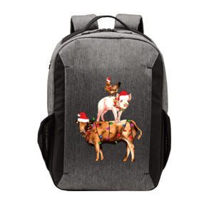 Christmas Farm Animals Sweatshirt Christmas Gift For Animal Lover Vector Backpack