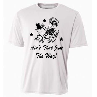 Catchinglizards Frog AinT That Just The Way Cooling Performance Crew T-Shirt