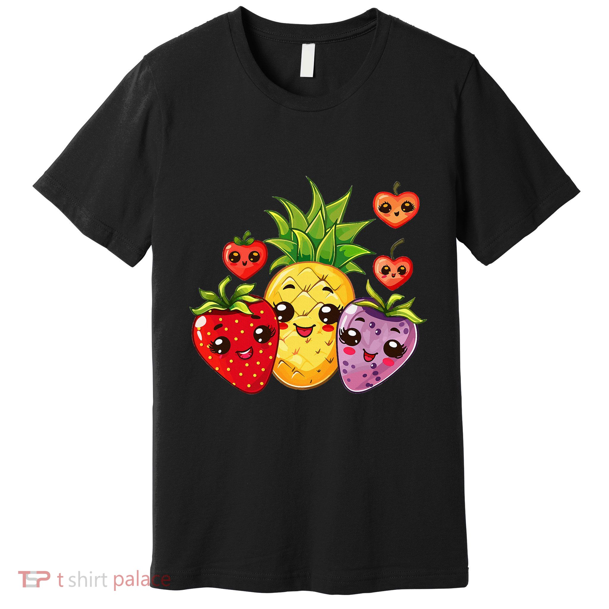 Cute Fruits Art I Fruits Premium T-Shirt