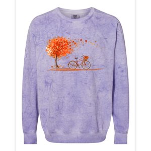 Classic Fall Autumn Season Bicycle Colorblast Crewneck Sweatshirt