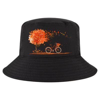 Classic Fall Autumn Season Bicycle Cool Comfort Performance Bucket Hat