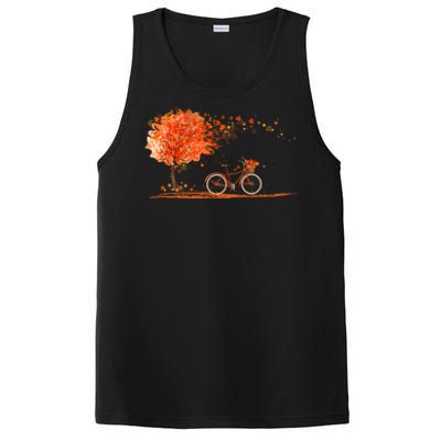 Classic Fall Autumn Season Bicycle PosiCharge Competitor Tank