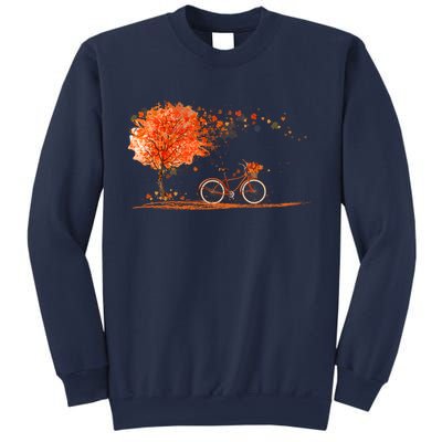 Classic Fall Autumn Season Bicycle Sweatshirt