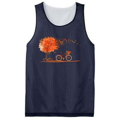 Classic Fall Autumn Season Bicycle Mesh Reversible Basketball Jersey Tank