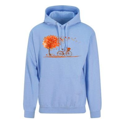 Classic Fall Autumn Season Bicycle Unisex Surf Hoodie