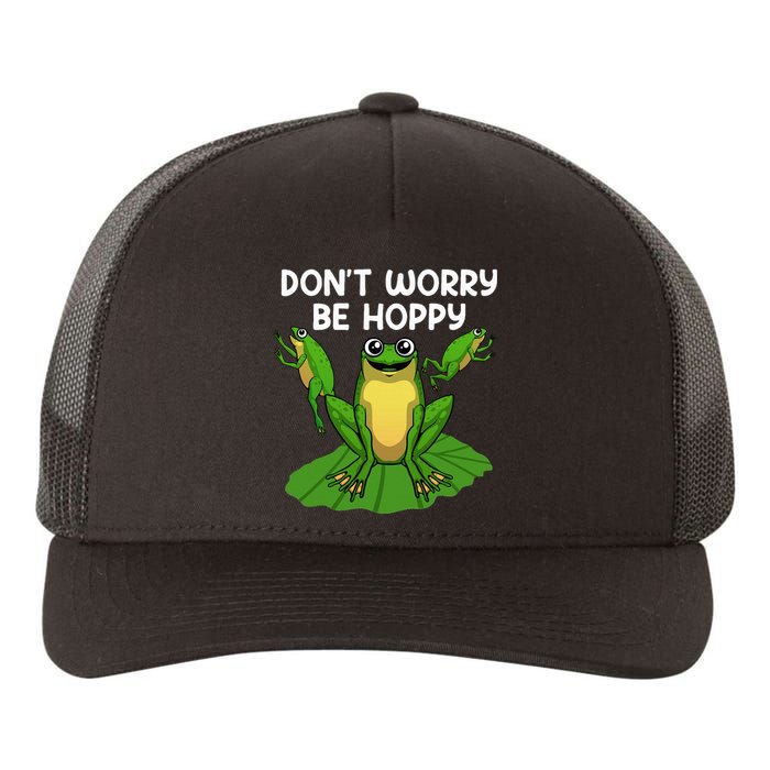 Cool Frog Art Toad Tadpole Animal Frog Lovers Yupoong Adult 5-Panel Trucker Hat