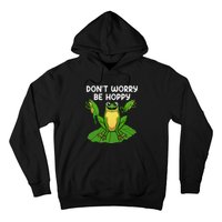 Cool Frog Art Toad Tadpole Animal Frog Lovers Hoodie