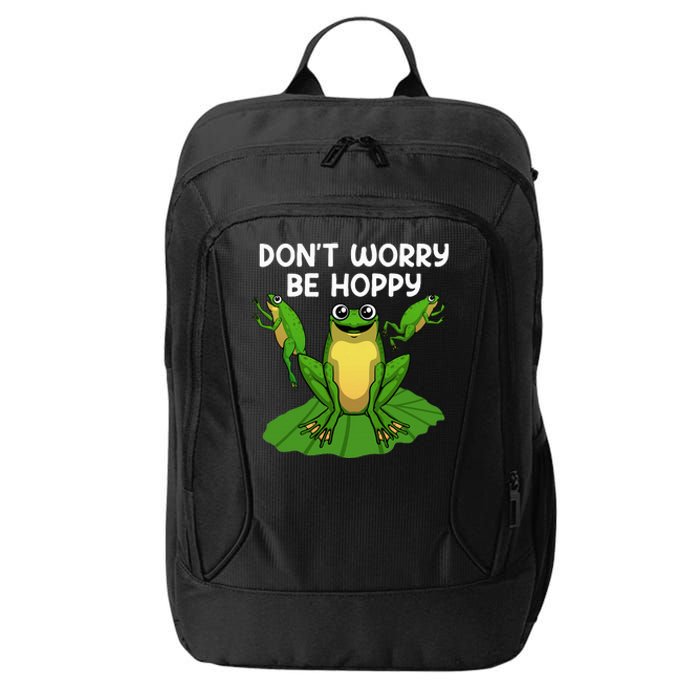 Cool Frog Art Toad Tadpole Animal Frog Lovers City Backpack