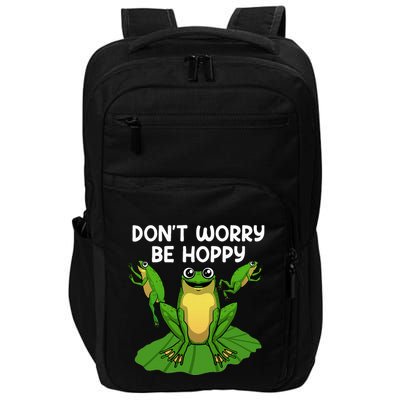 Cool Frog Art Toad Tadpole Animal Frog Lovers Impact Tech Backpack