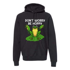 Cool Frog Art Toad Tadpole Animal Frog Lovers Premium Hoodie