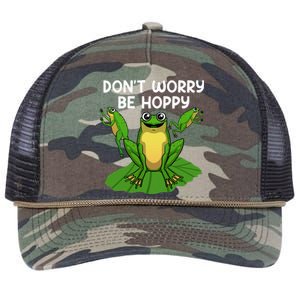 Cool Frog Art Toad Tadpole Animal Frog Lovers Retro Rope Trucker Hat Cap