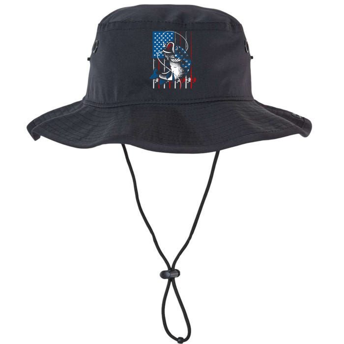 Cool Fishing American Flag Usa Fish Lover Legacy Cool Fit Booney Bucket Hat