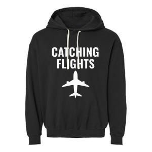 Catching Flights And Feelings Matching Couples Baecation Garment-Dyed Fleece Hoodie