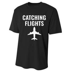 Catching Flights And Feelings Matching Couples Baecation Performance Sprint T-Shirt