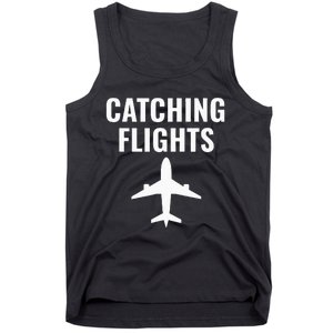 Catching Flights And Feelings Matching Couples Baecation Tank Top