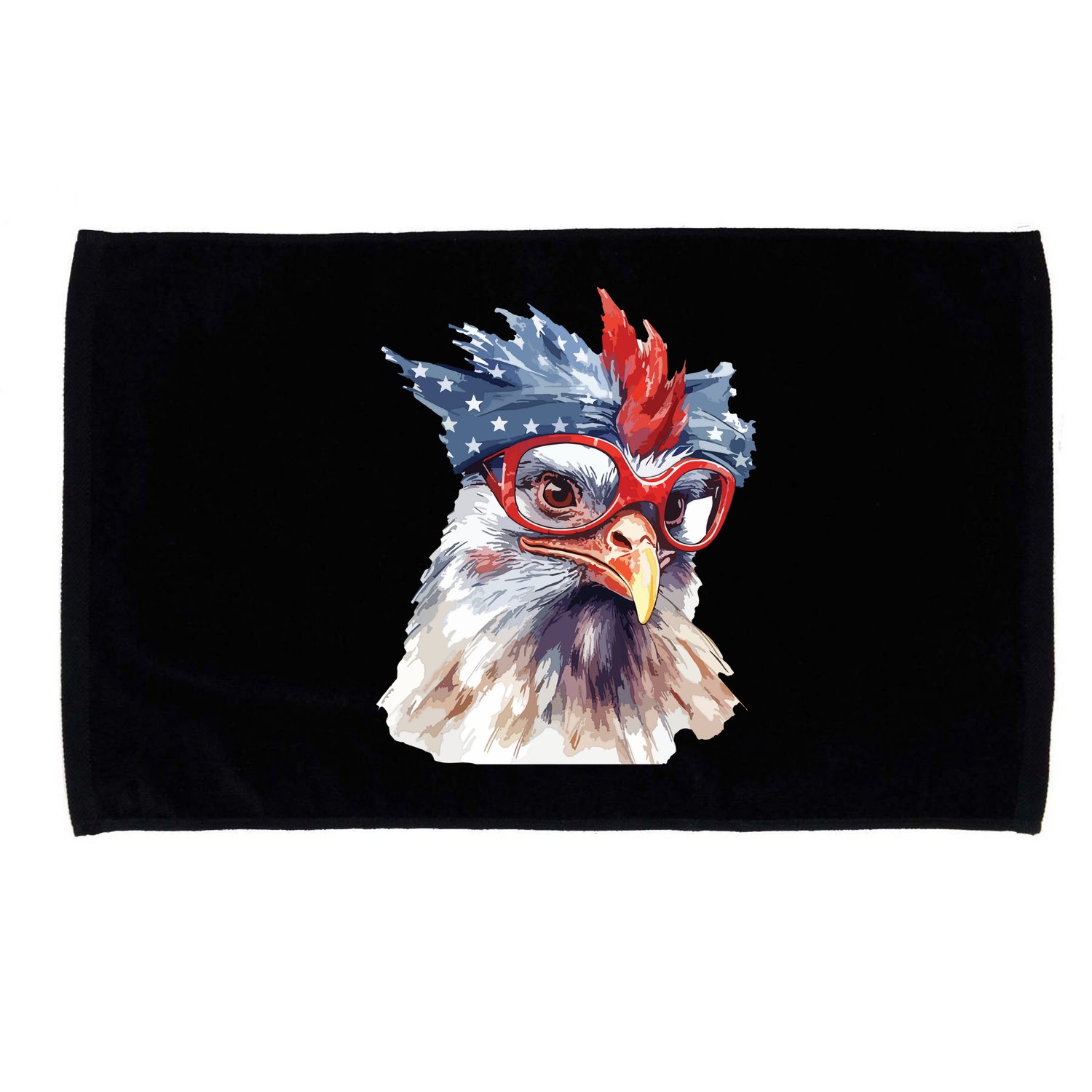 Chicken Farmer American Flag 4th Of July Men Women Kids USA Microfiber Hand Towel