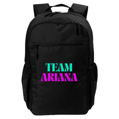 Cheer For Ariana, Show Support Be On Team Ariana | 90s Style Daily Commute Backpack