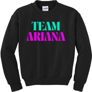 Cheer For Ariana, Show Support Be On Team Ariana | 90s Style Kids Sweatshirt