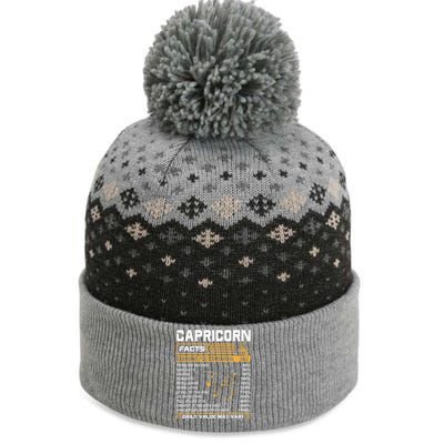 Capricorn Facts Astrology Quotes zodiac sign Birthday The Baniff Cuffed Pom Beanie