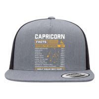 Capricorn Facts Astrology Quotes zodiac sign Birthday Flat Bill Trucker Hat