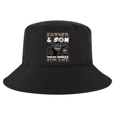 Cool Father And Son Monster Truck Riding Buddies For Life Gift Cool Comfort Performance Bucket Hat