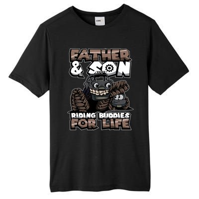 Cool Father And Son Monster Truck Riding Buddies For Life Gift Tall Fusion ChromaSoft Performance T-Shirt