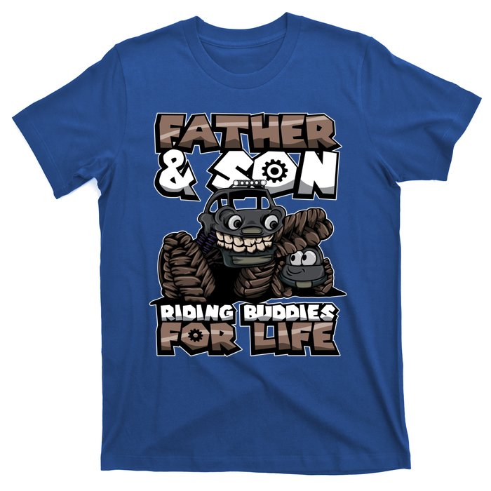 Cool Father And Son Monster Truck Riding Buddies For Life Gift T-Shirt