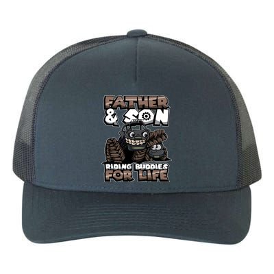 Cool Father And Son Monster Truck Riding Buddies For Life Gift Yupoong Adult 5-Panel Trucker Hat