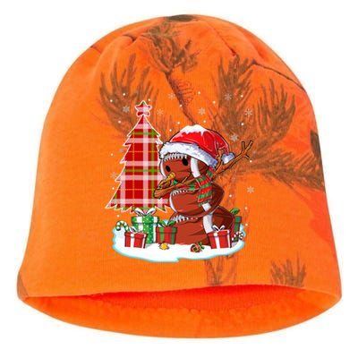 Christmas Football Ball Snow Dabbing Santa Hat Xmas Tree Great Gift Kati - Camo Knit Beanie