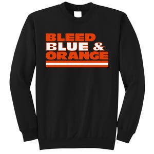 Chicago Football Bleed Blue & Orange Sweatshirt