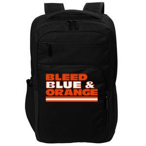 Chicago Football Bleed Blue & Orange Impact Tech Backpack