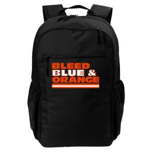 Chicago Football Bleed Blue & Orange Daily Commute Backpack