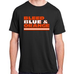 Chicago Football Bleed Blue & Orange Adult ChromaSoft Performance T-Shirt