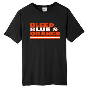 Chicago Football Bleed Blue & Orange Tall Fusion ChromaSoft Performance T-Shirt