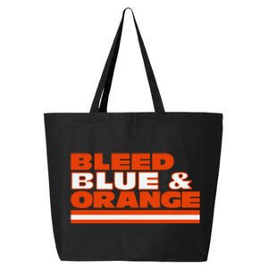 Chicago Football Bleed Blue & Orange 25L Jumbo Tote