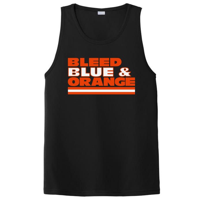 Chicago Football Bleed Blue & Orange PosiCharge Competitor Tank