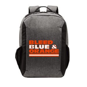 Chicago Football Bleed Blue & Orange Vector Backpack