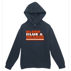 Chicago Football Bleed Blue & Orange Urban Pullover Hoodie