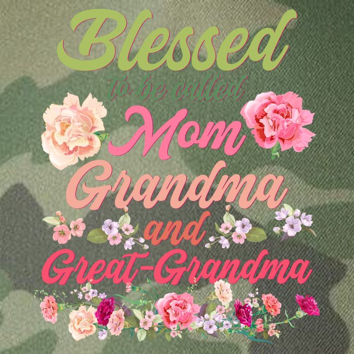 Cute Flower Blessed To Be Called Mom Grandma And Great Grandma Legacy Tie Dye Trucker Hat