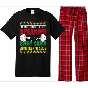 Celebrate Freedom Breaking Every Chain African Juneteenth Cute Gift Pajama Set