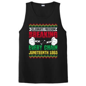 Celebrate Freedom Breaking Every Chain African Juneteenth Cute Gift PosiCharge Competitor Tank